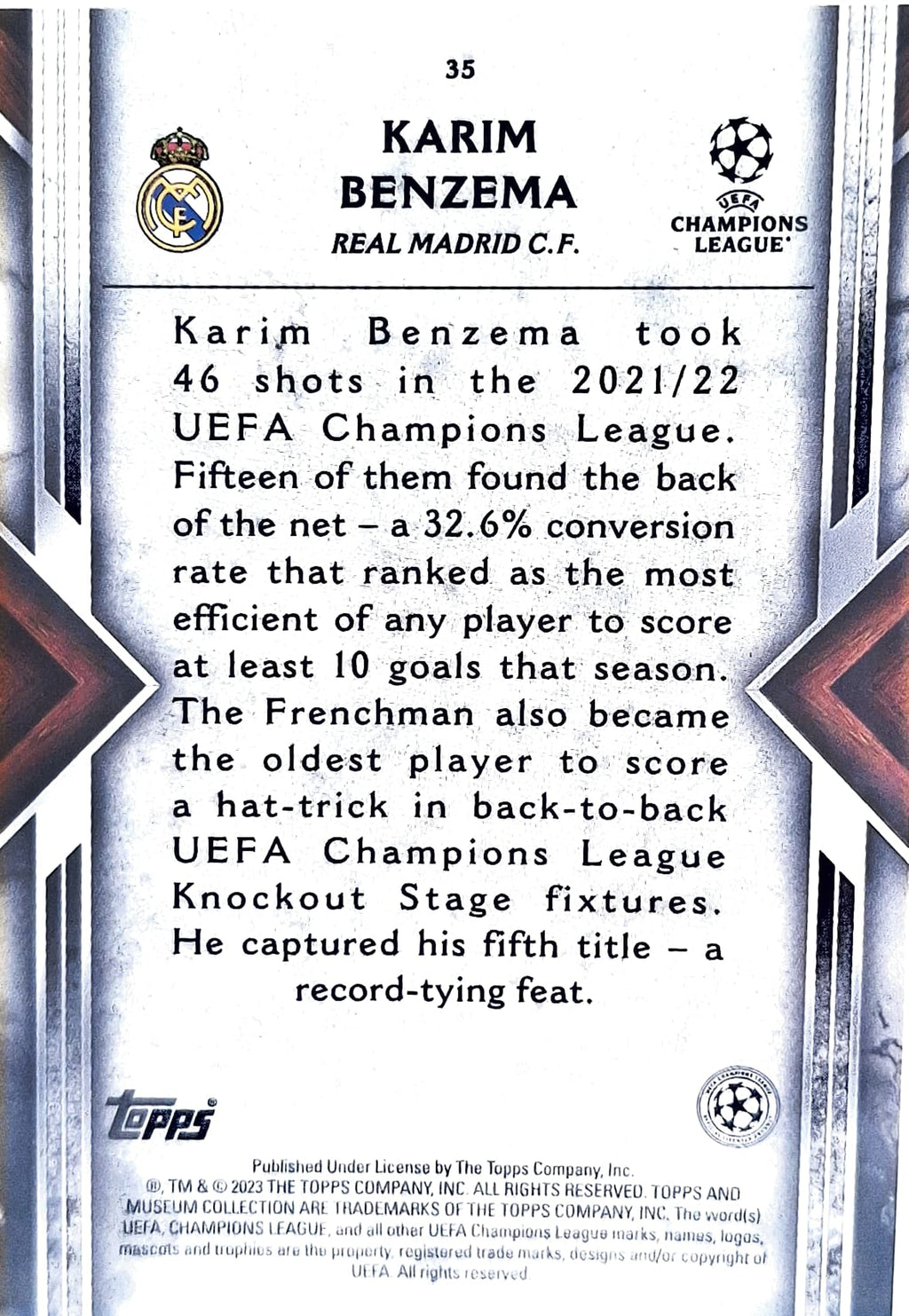 Karim Benzema 34/50