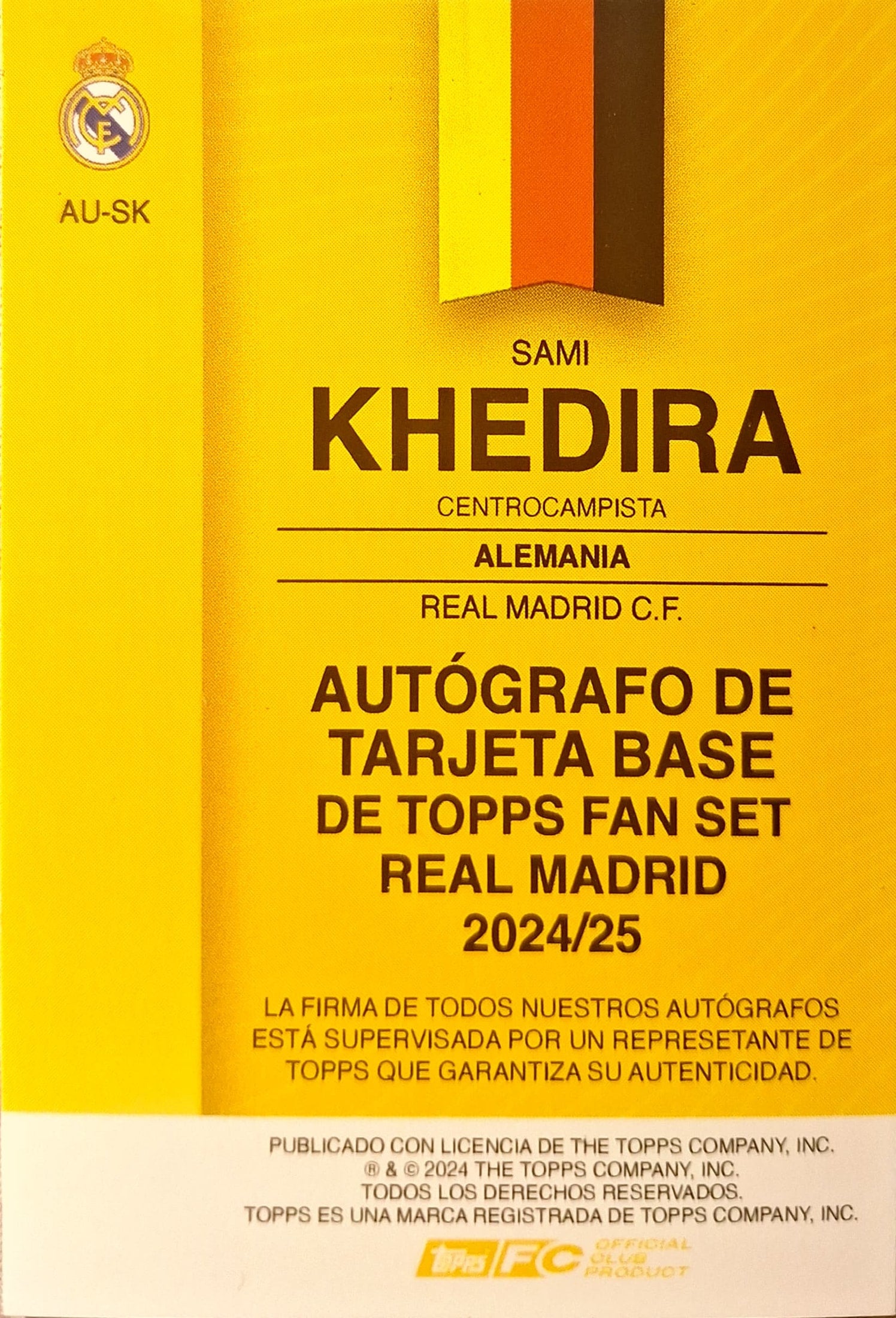 Sami Khedira 4/5 Auto