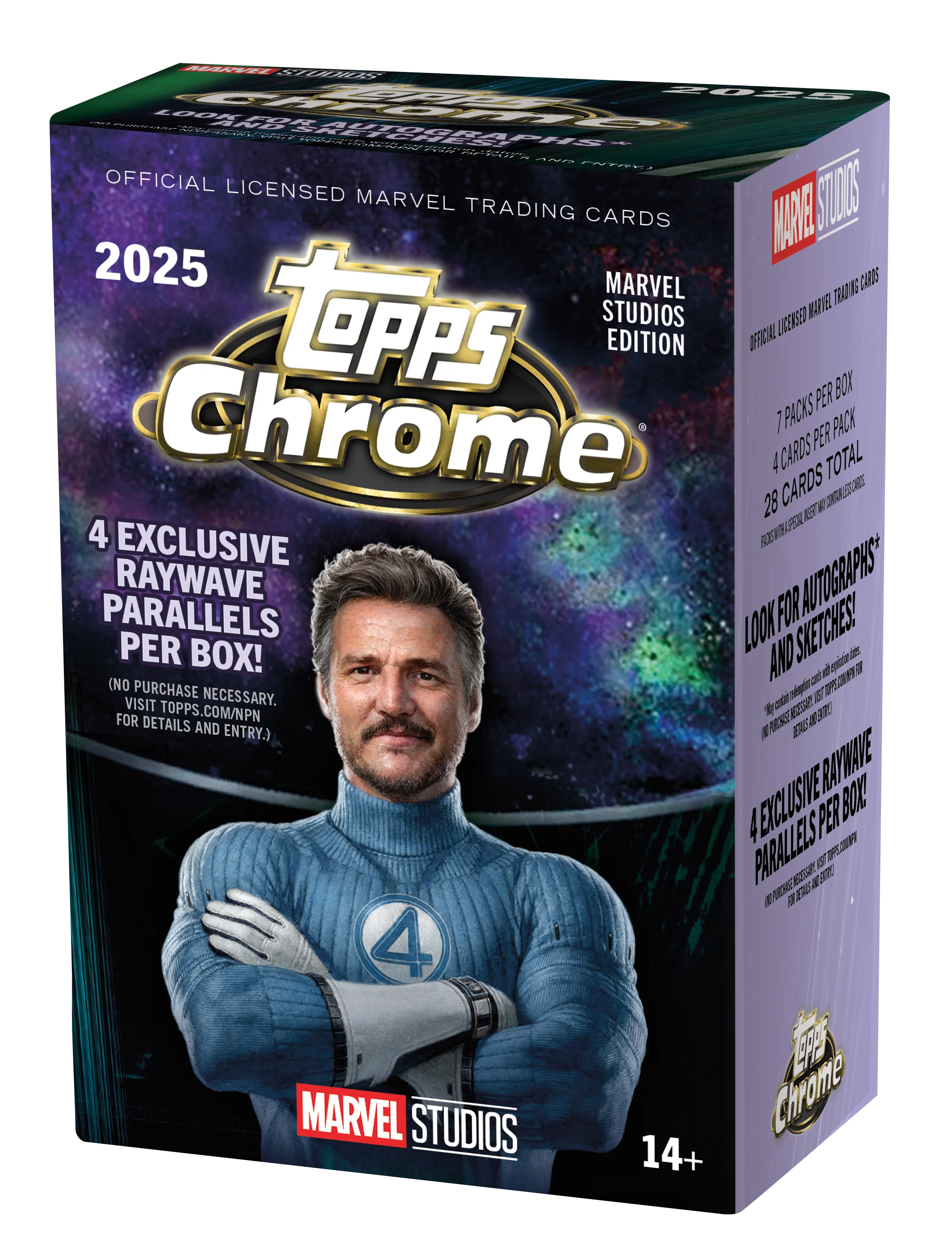 Topps Chrome Marvel Studios 2025 Value Box