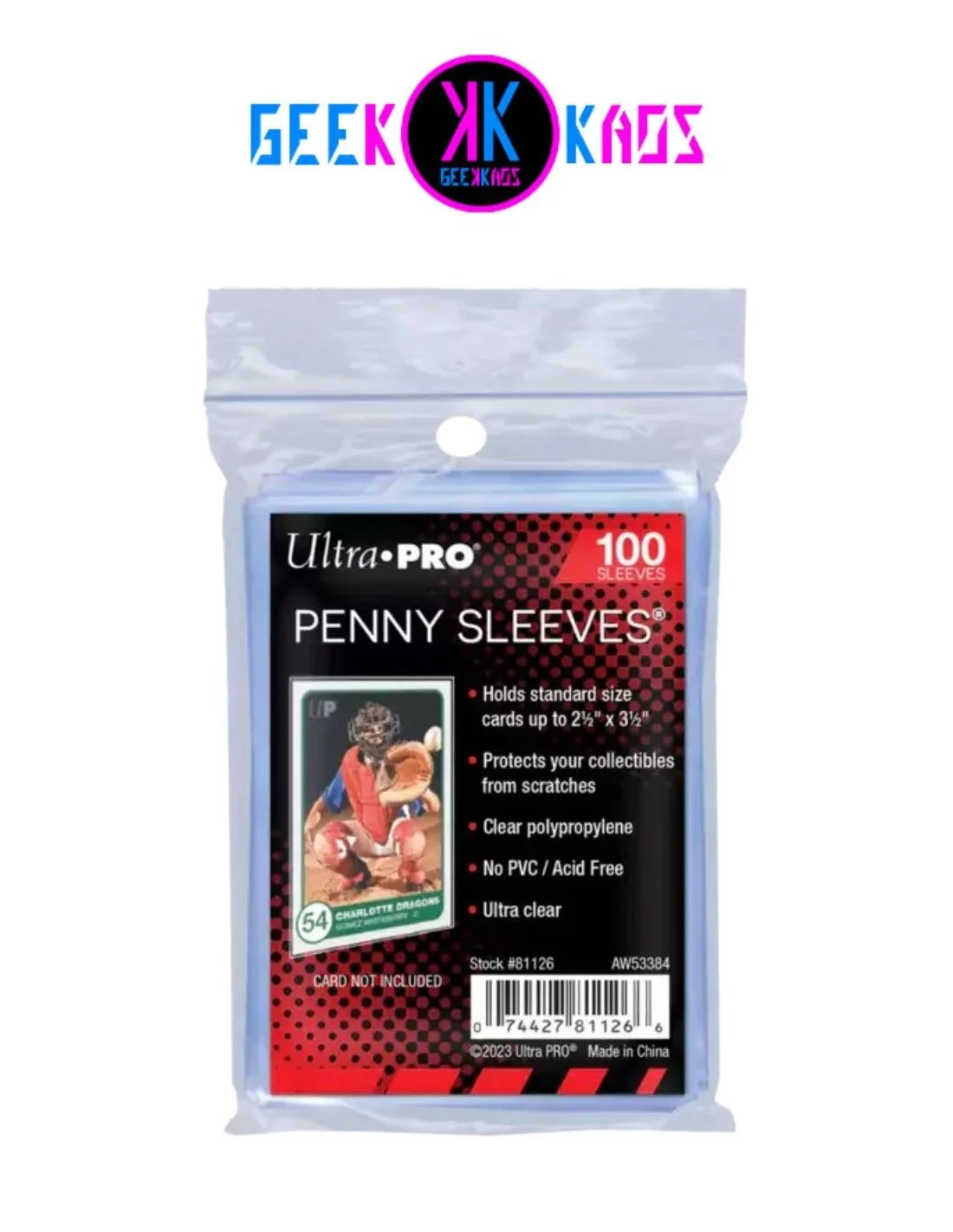 FUNDAS TCG - PENNY SLEEVES (100 UND) - ULTRA PRO