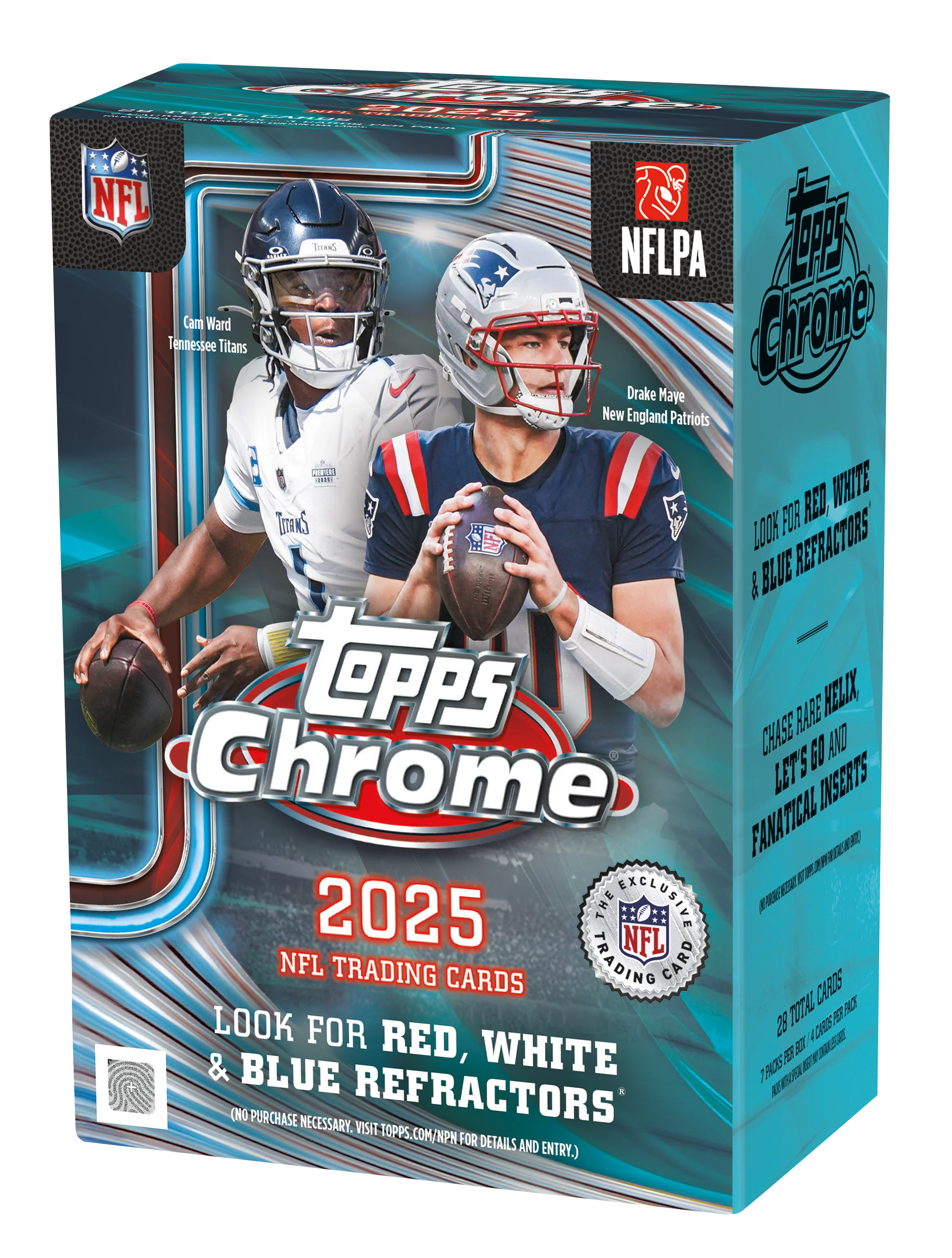 Topps Chrome Football 2025 Value Box